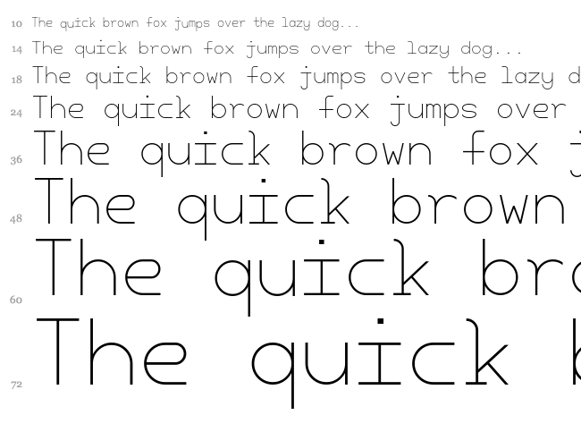 Cherry font waterfall